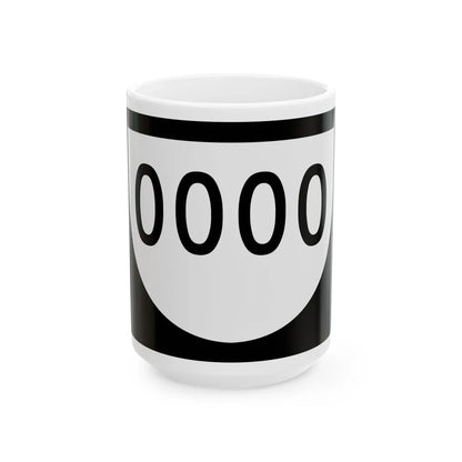 PR urban primary 0000 (Puerto Rico) (Road Sign) White Coffee Mug 15oz - Go Mug Yourself