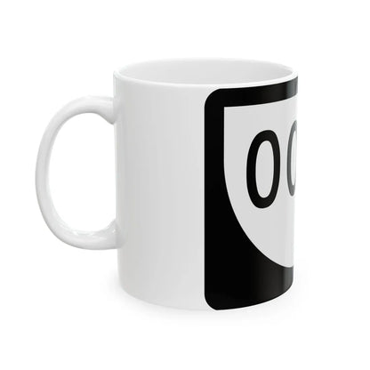 PR urban primary 0000 (Puerto Rico) (Road Sign) White Coffee Mug - Go Mug Yourself