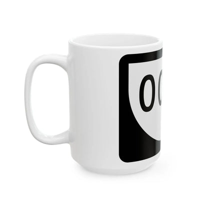 PR urban primary 0000 (Puerto Rico) (Road Sign) White Coffee Mug - Go Mug Yourself