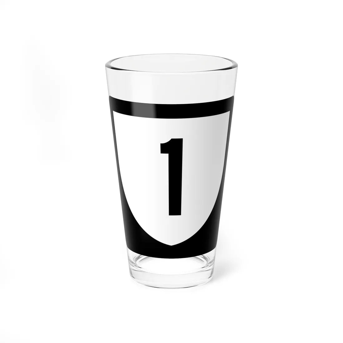 PR urban primary 1 (Puerto Rico) (Road Sign) Pint Glass 16oz - Go Mug Yourself