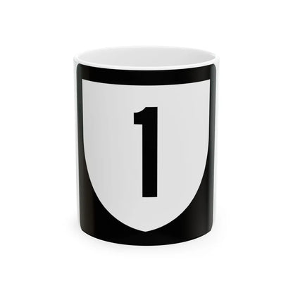 PR urban primary 1 (Puerto Rico) (Road Sign) White Coffee Mug 11oz - Go Mug Yourself