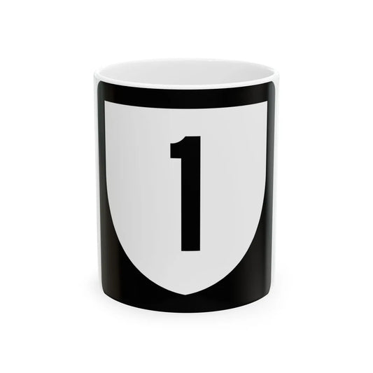 PR urban primary 1 (Puerto Rico) (Road Sign) White Coffee Mug 11oz - Go Mug Yourself