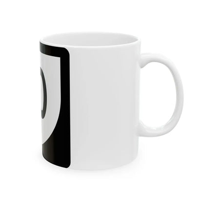 PR urban primary 10 (Puerto Rico) (Road Sign) White Coffee Mug - Go Mug Yourself