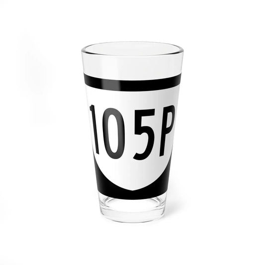 PR urban primary 105P (Puerto Rico) (Road Sign) Pint Glass 16oz 16oz - Go Mug Yourself