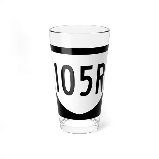 PR urban primary 105R (Puerto Rico) (Road Sign) Pint Glass 16oz 16oz - Go Mug Yourself