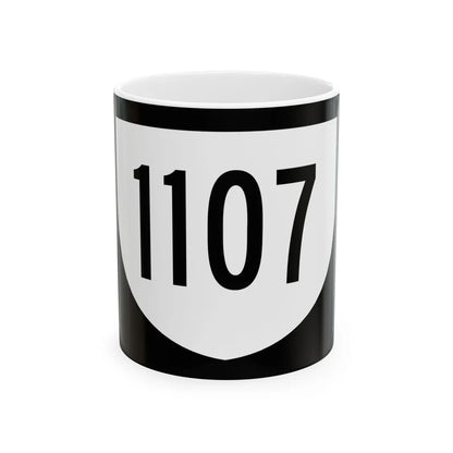 PR urban primary 1107 (Puerto Rico) (Road Sign) White Coffee Mug 11oz - Go Mug Yourself