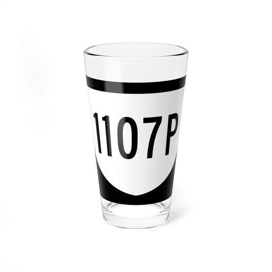 PR urban primary 1107P (Puerto Rico) (Road Sign) Pint Glass 16oz 16oz - Go Mug Yourself
