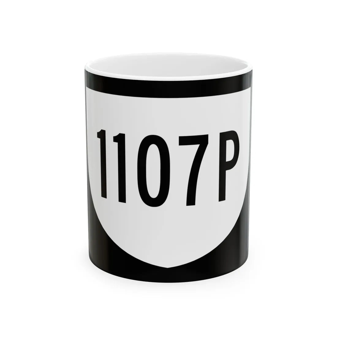 PR urban primary 1107P (Puerto Rico) (Road Sign) White Coffee Mug 11oz - Go Mug Yourself