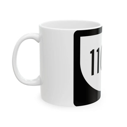 PR urban primary 1107P (Puerto Rico) (Road Sign) White Coffee Mug - Go Mug Yourself