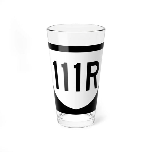 PR urban primary 111R (Puerto Rico) (Road Sign) Pint Glass 16oz 16oz - Go Mug Yourself