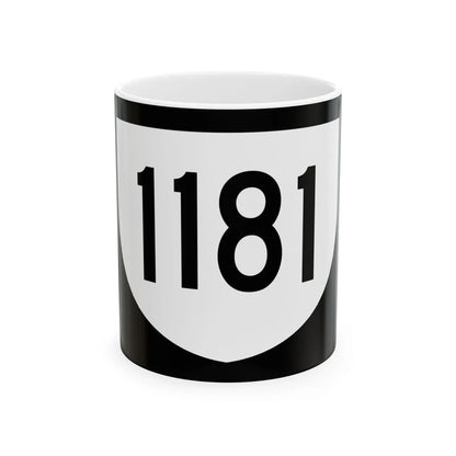 PR urban primary 1181 (Puerto Rico) (Road Sign) White Coffee Mug 11oz - Go Mug Yourself