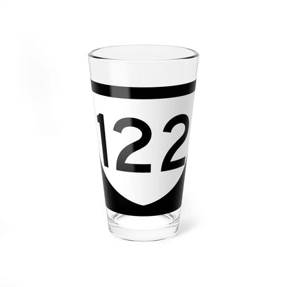 PR urban primary 122 (Puerto Rico) (Road Sign) Pint Glass 16oz 16oz - Go Mug Yourself