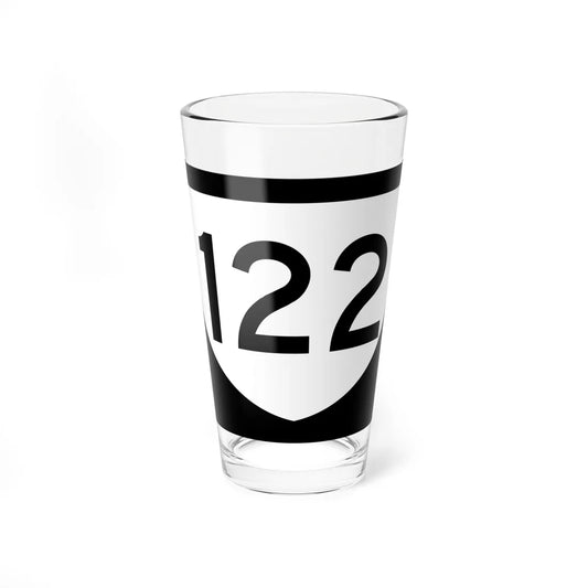 PR urban primary 122 (Puerto Rico) (Road Sign) Pint Glass 16oz 16oz - Go Mug Yourself