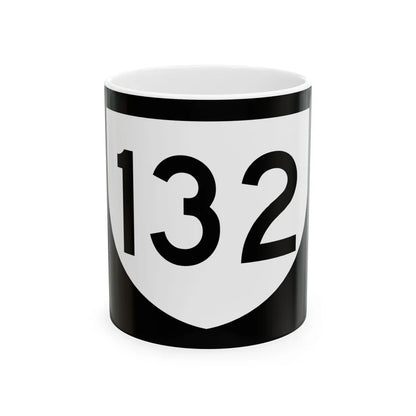 PR urban primary 132 (Puerto Rico) (Road Sign) White Coffee Mug 11oz - Go Mug Yourself