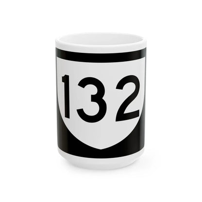 PR urban primary 132 (Puerto Rico) (Road Sign) White Coffee Mug 15oz - Go Mug Yourself
