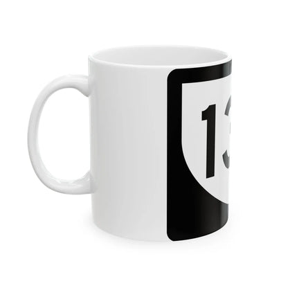 PR urban primary 132 (Puerto Rico) (Road Sign) White Coffee Mug - Go Mug Yourself