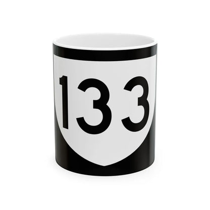 PR urban primary 133 (Puerto Rico) (Road Sign) White Coffee Mug 11oz - Go Mug Yourself