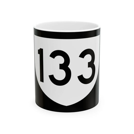 PR urban primary 133 (Puerto Rico) (Road Sign) White Coffee Mug 11oz - Go Mug Yourself