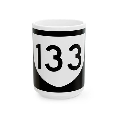 PR urban primary 133 (Puerto Rico) (Road Sign) White Coffee Mug 15oz - Go Mug Yourself
