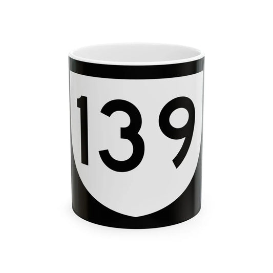 PR urban primary 139 (Puerto Rico) (Road Sign) White Coffee Mug 11oz - Go Mug Yourself