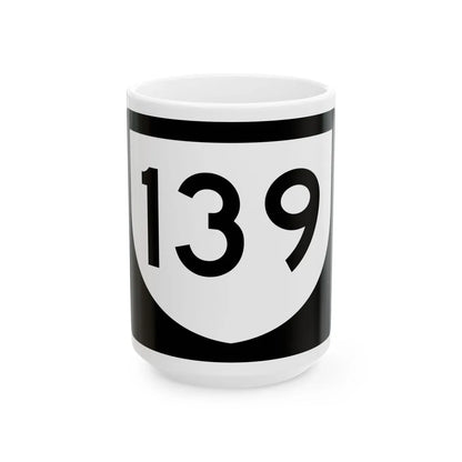 PR urban primary 139 (Puerto Rico) (Road Sign) White Coffee Mug 15oz - Go Mug Yourself