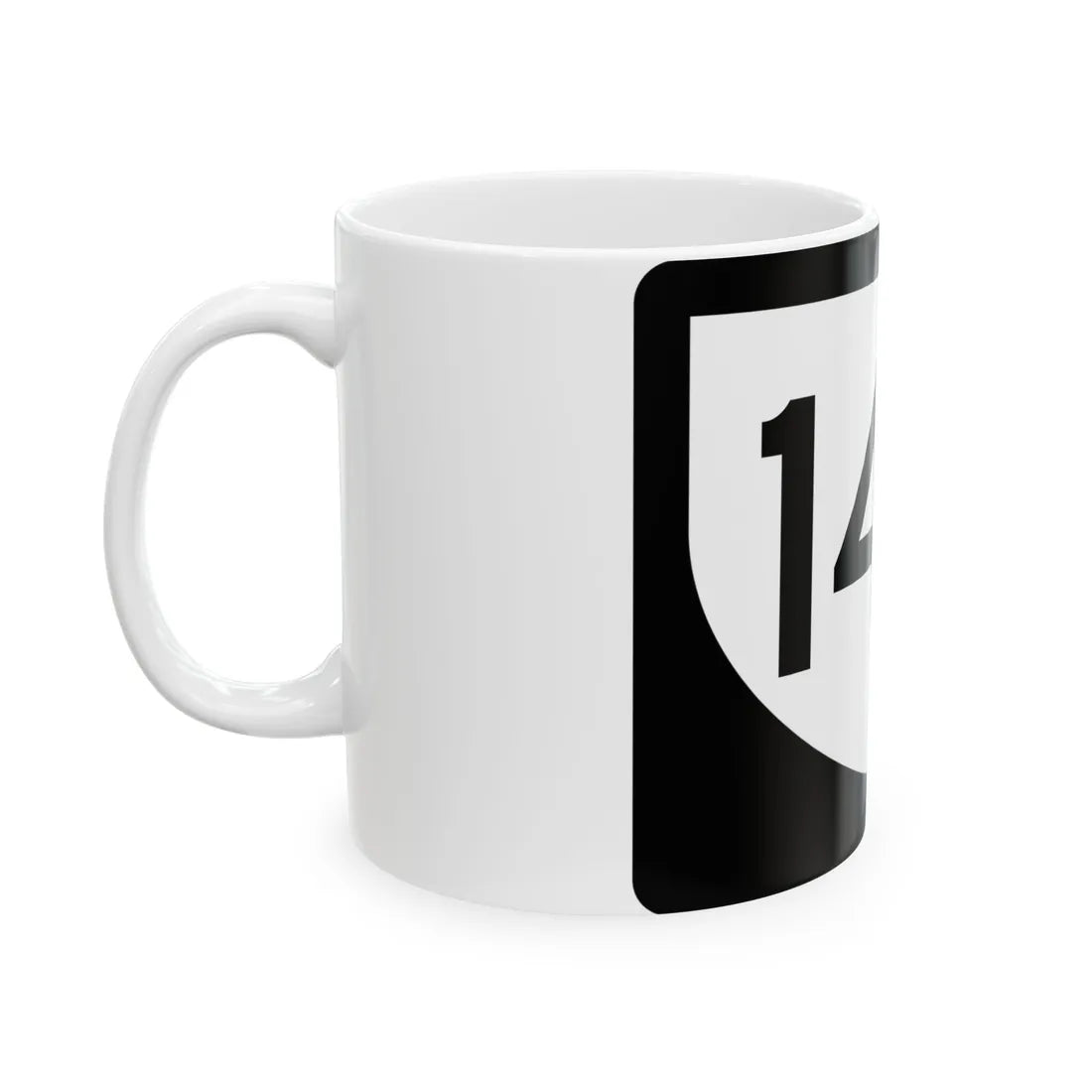 PR urban primary 142 (Puerto Rico) (Road Sign) White Coffee Mug - Go Mug Yourself