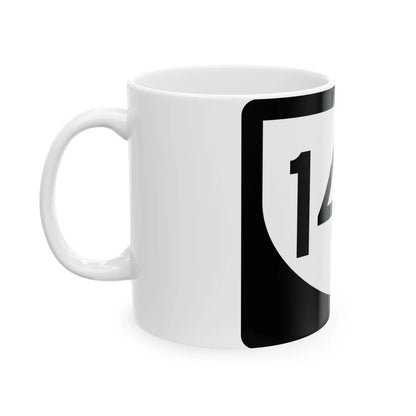 PR urban primary 142 (Puerto Rico) (Road Sign) White Coffee Mug - Go Mug Yourself