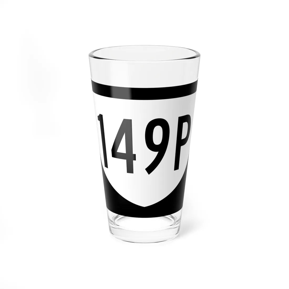 PR urban primary 149P (Puerto Rico) (Road Sign) Pint Glass 16oz 16oz - Go Mug Yourself