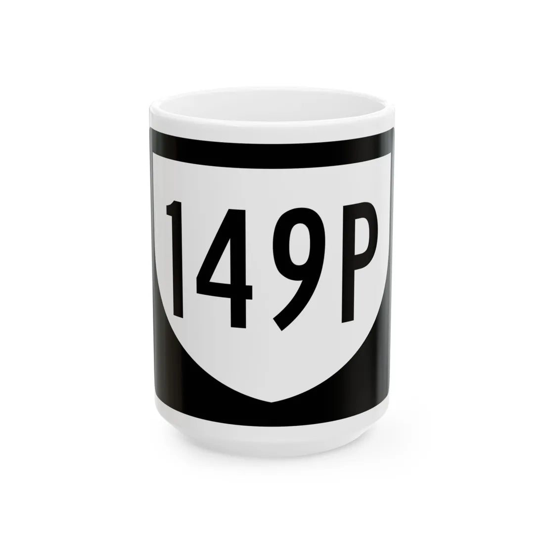 PR urban primary 149P (Puerto Rico) (Road Sign) White Coffee Mug 15oz - Go Mug Yourself
