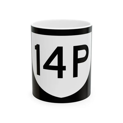 PR urban primary 14P (Puerto Rico) (Road Sign) White Coffee Mug 11oz - Go Mug Yourself