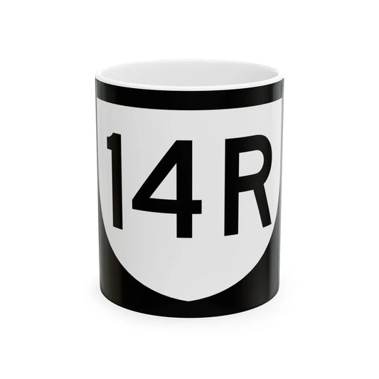 PR urban primary 14R (Puerto Rico) (Road Sign) White Coffee Mug 11oz - Go Mug Yourself