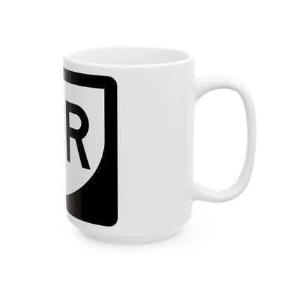 PR urban primary 14R (Puerto Rico) (Road Sign) White Coffee Mug - Go Mug Yourself