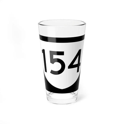 PR urban primary 154 (Puerto Rico) (Road Sign) Pint Glass 16oz 16oz - Go Mug Yourself