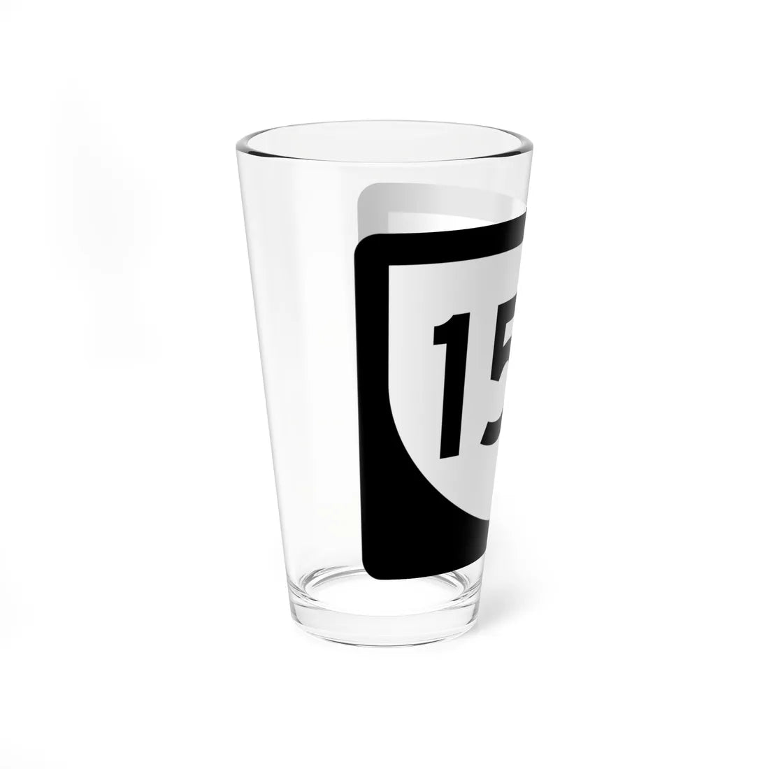 PR urban primary 154 (Puerto Rico) (Road Sign) Pint Glass 16oz - Go Mug Yourself