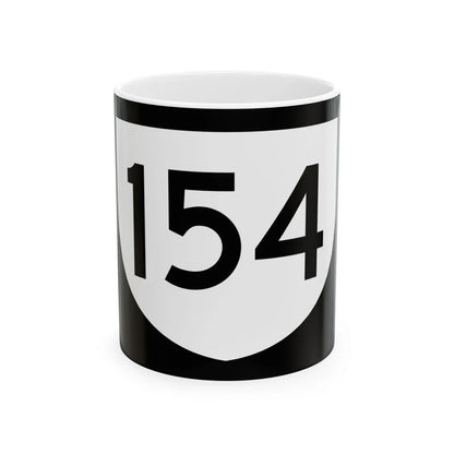 PR urban primary 154 (Puerto Rico) (Road Sign) White Coffee Mug 11oz - Go Mug Yourself