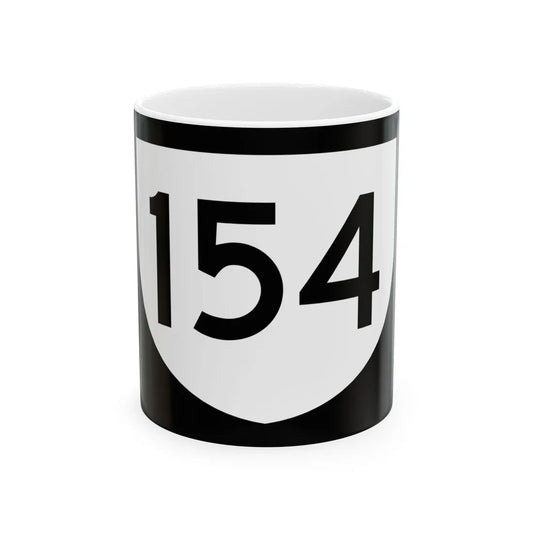 PR urban primary 154 (Puerto Rico) (Road Sign) White Coffee Mug 11oz - Go Mug Yourself