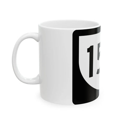 PR urban primary 154 (Puerto Rico) (Road Sign) White Coffee Mug - Go Mug Yourself