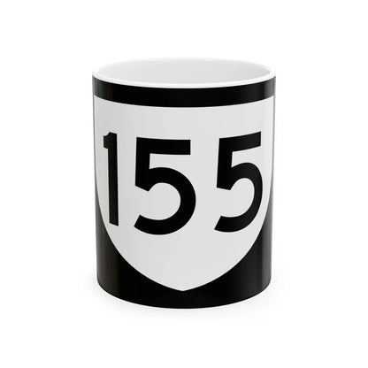 PR urban primary 155 (Puerto Rico) (Road Sign) White Coffee Mug 11oz - Go Mug Yourself