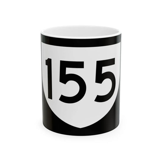 PR urban primary 155 (Puerto Rico) (Road Sign) White Coffee Mug 11oz - Go Mug Yourself