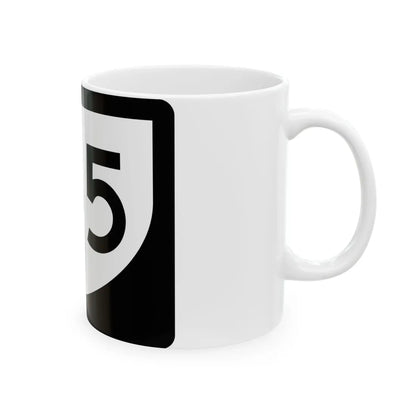 PR urban primary 155 (Puerto Rico) (Road Sign) White Coffee Mug - Go Mug Yourself