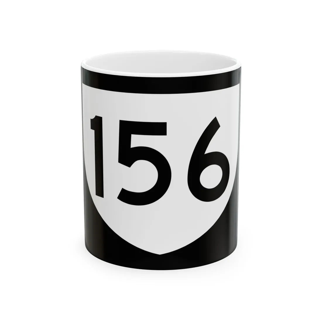 PR urban primary 156 (Puerto Rico) (Road Sign) White Coffee Mug 11oz - Go Mug Yourself