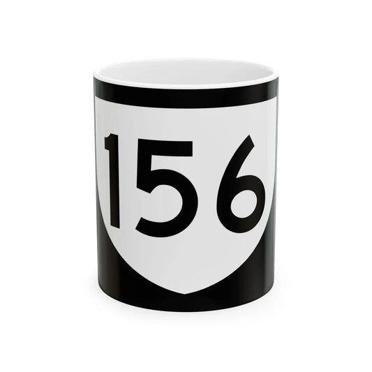 PR urban primary 156 (Puerto Rico) (Road Sign) White Coffee Mug 11oz - Go Mug Yourself