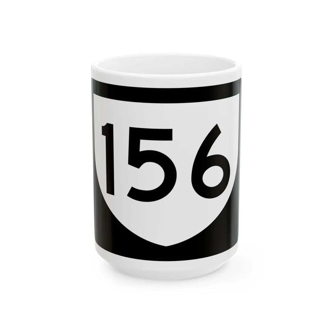 PR urban primary 156 (Puerto Rico) (Road Sign) White Coffee Mug 15oz - Go Mug Yourself