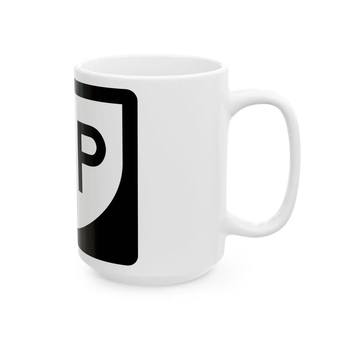 PR urban primary 15P (Puerto Rico) (Road Sign) White Coffee Mug - Go Mug Yourself
