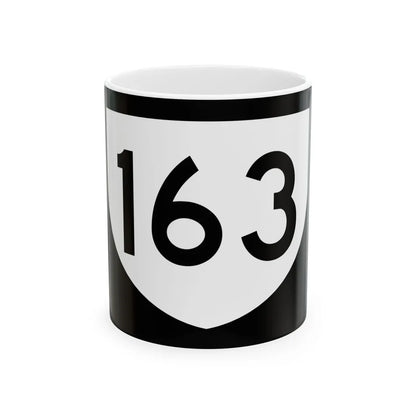 PR urban primary 163 (Puerto Rico) (Road Sign) White Coffee Mug 11oz - Go Mug Yourself