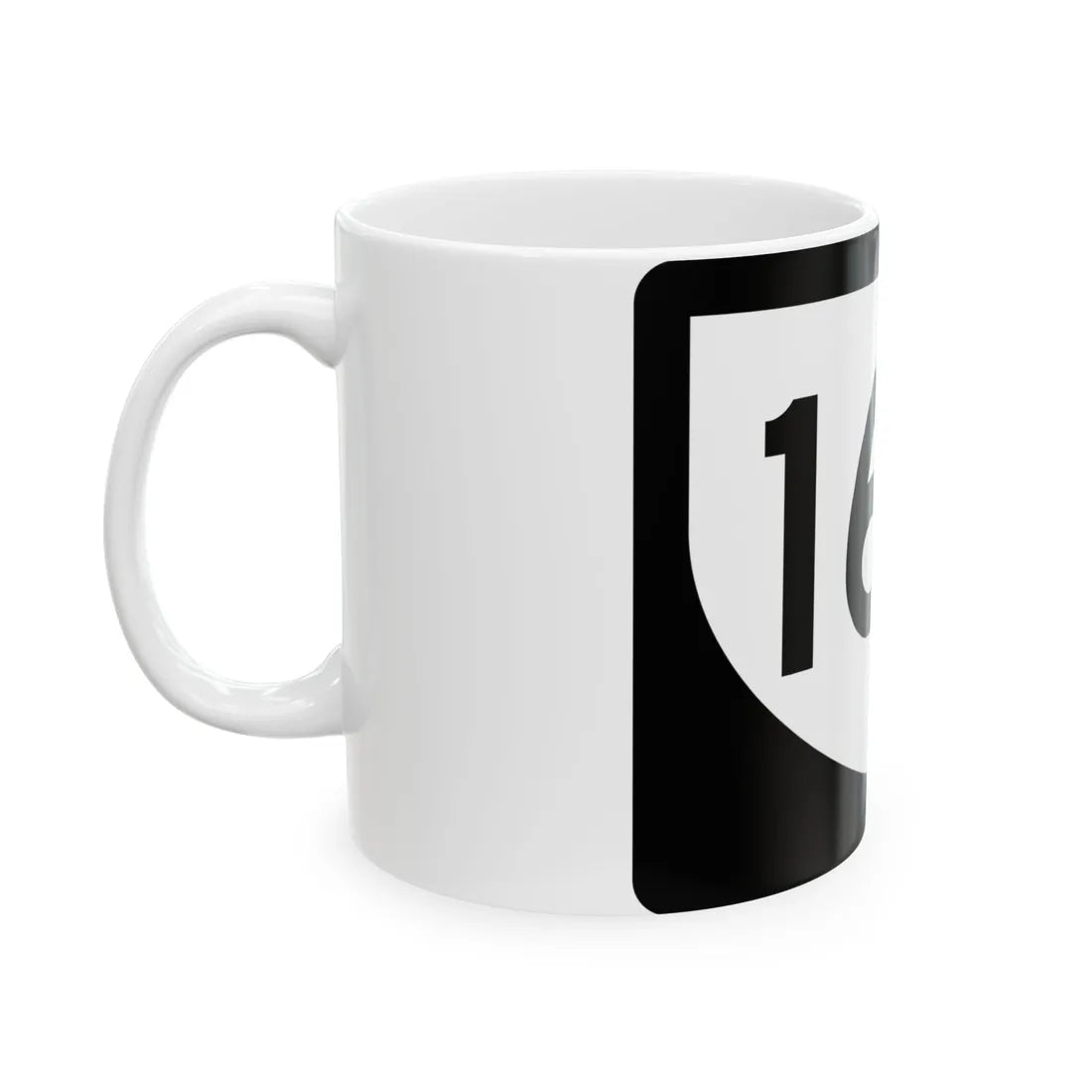 PR urban primary 163 (Puerto Rico) (Road Sign) White Coffee Mug - Go Mug Yourself