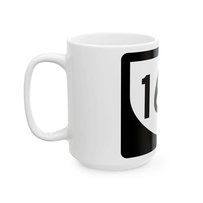 PR urban primary 163 (Puerto Rico) (Road Sign) White Coffee Mug - Go Mug Yourself