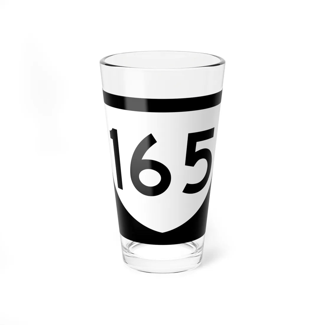 PR urban primary 165 (Puerto Rico) (Road Sign) Pint Glass 16oz 16oz - Go Mug Yourself