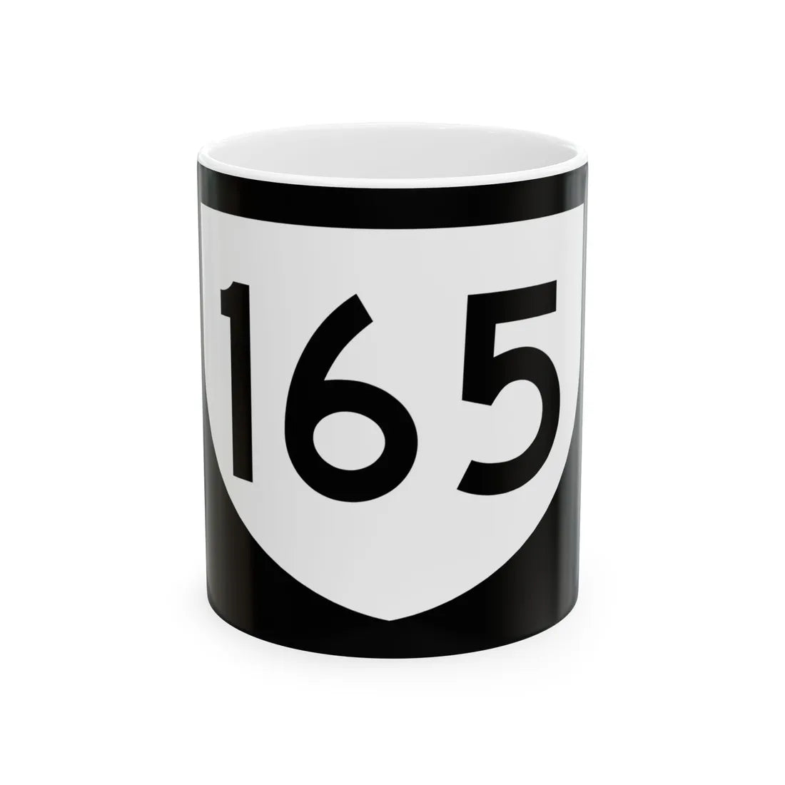 PR urban primary 165 (Puerto Rico) (Road Sign) White Coffee Mug 11oz - Go Mug Yourself