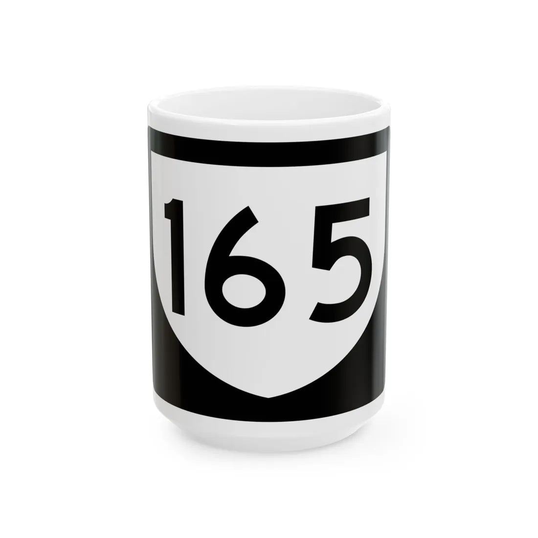 PR urban primary 165 (Puerto Rico) (Road Sign) White Coffee Mug 15oz - Go Mug Yourself